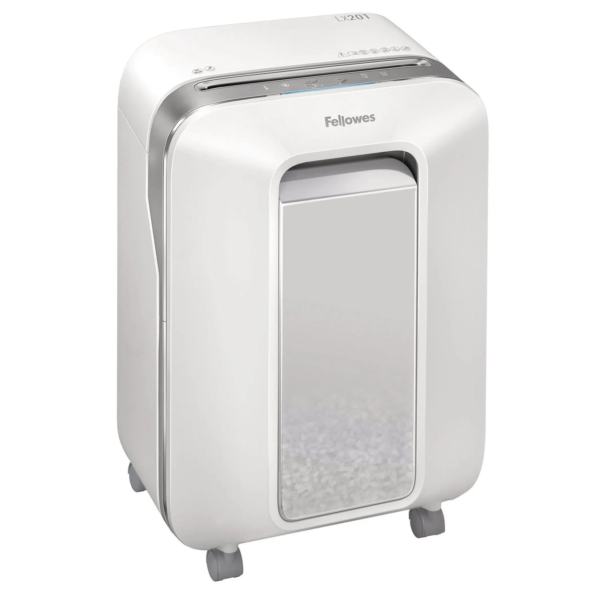 FELLOWES Aktenvernichter Powershred 5103801 LX201, weiss, P-5, 22lt Idealshop