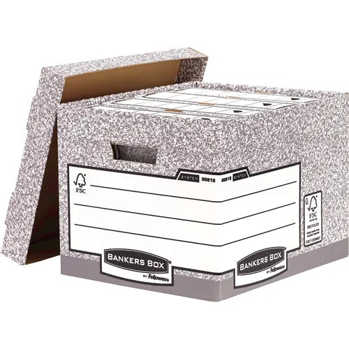 FELLOWES BankersBox Standard 00810-FFEU grau/weiss 33.5x29.2x40.4cm Idealshop