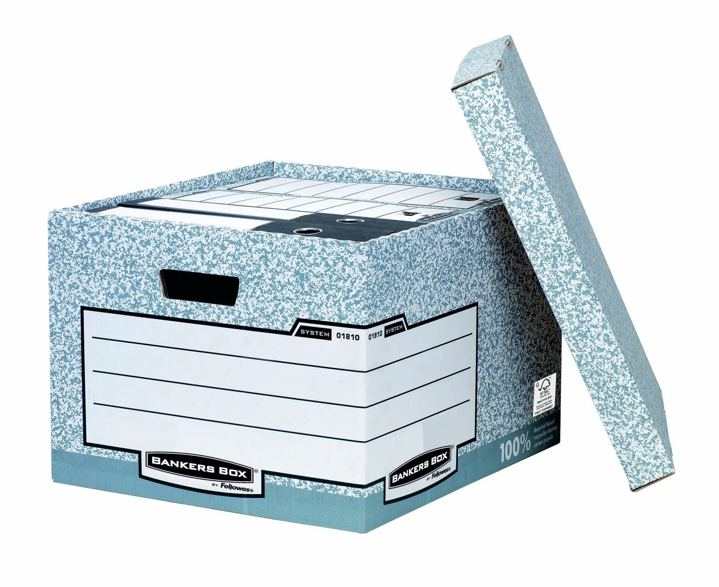 FELLOWES BankersBox grau/weiss 01810-FFEU 38x28.7x43cm Idealshop