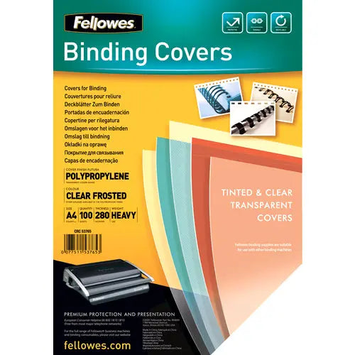 FELLOWES Deckblatt Futura Polypropylen 5376501 100 Stück Idealshop