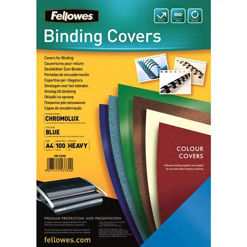 FELLOWES Gloss Cover A4 5734201 blau 100 Stück Idealshop