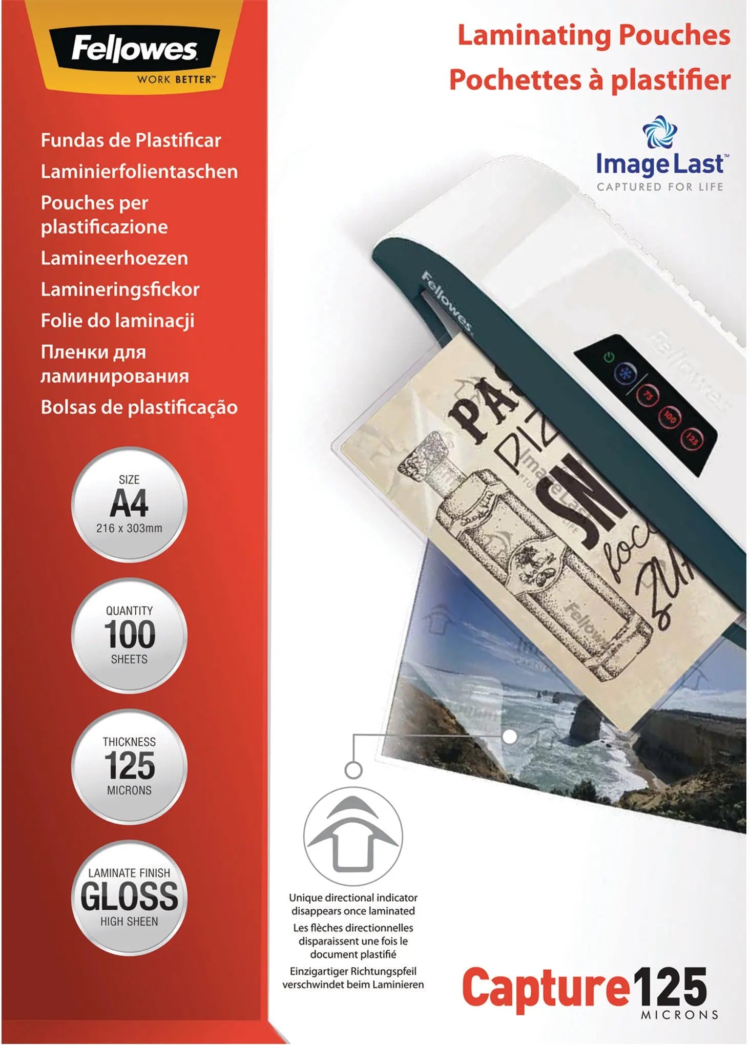 FELLOWES  Laminiertasche       216x303mm Idealshop