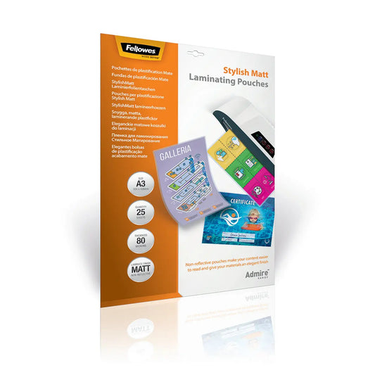 FELLOWES Laminiertasche A3 5602201 matt, Stylish 25 Stk. Idealshop