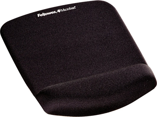 FELLOWES Mausmatte Plushtouch 9252003 schwarz,mit Handgelenkauflage Idealshop