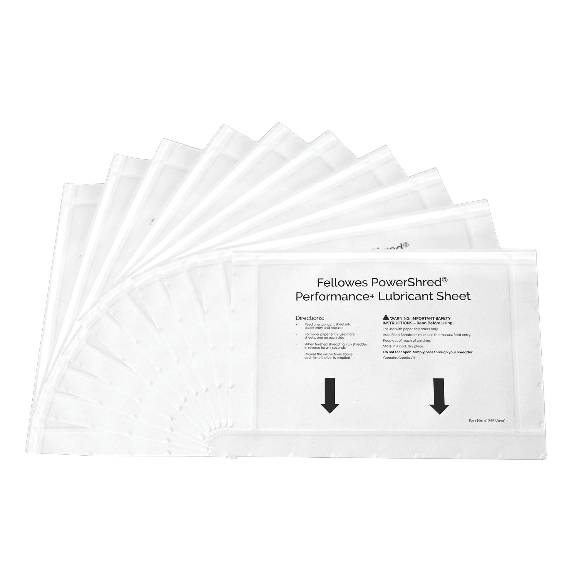 FELLOWES Performance Ölblätter 4025601 POWERSHRED 10 Stück Idealshop