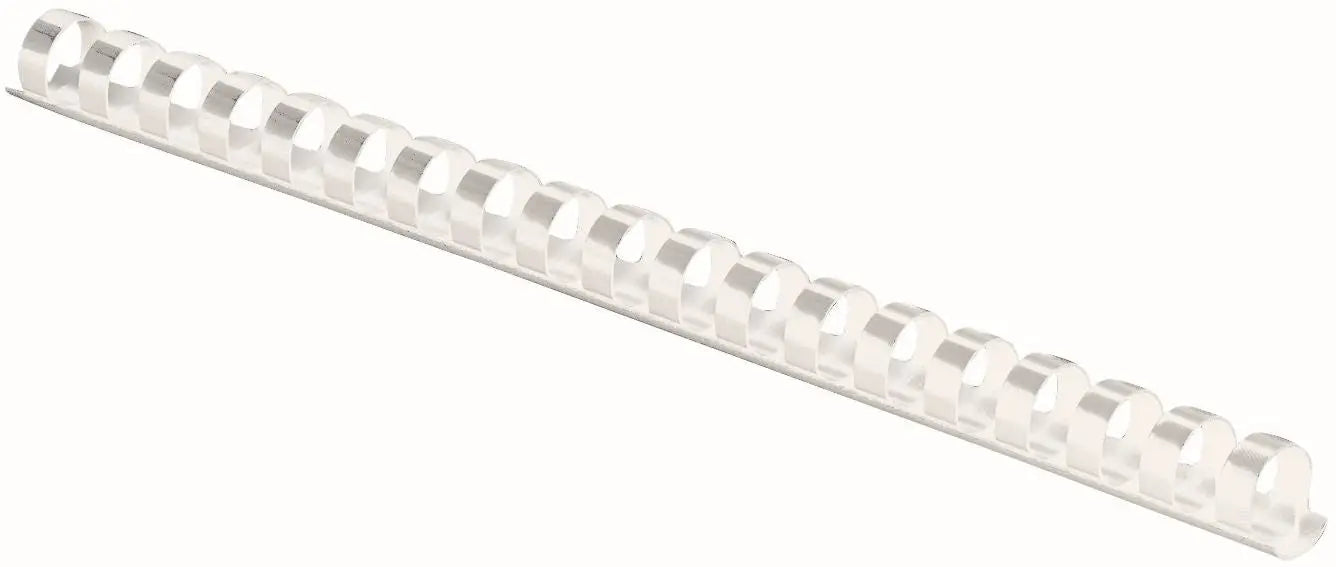 FELLOWES Plastikbinderücken 10mm 5330803 weiss 25 Stück Idealshop
