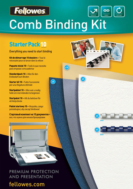 FELLOWES Starterkit für 10 Dokumente 5371701 Binding Kit Idealshop
