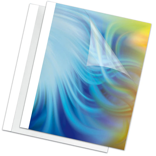 FELLOWES Thermo-Bindemappen 4mm 53153 weiss 100 Stück Idealshop