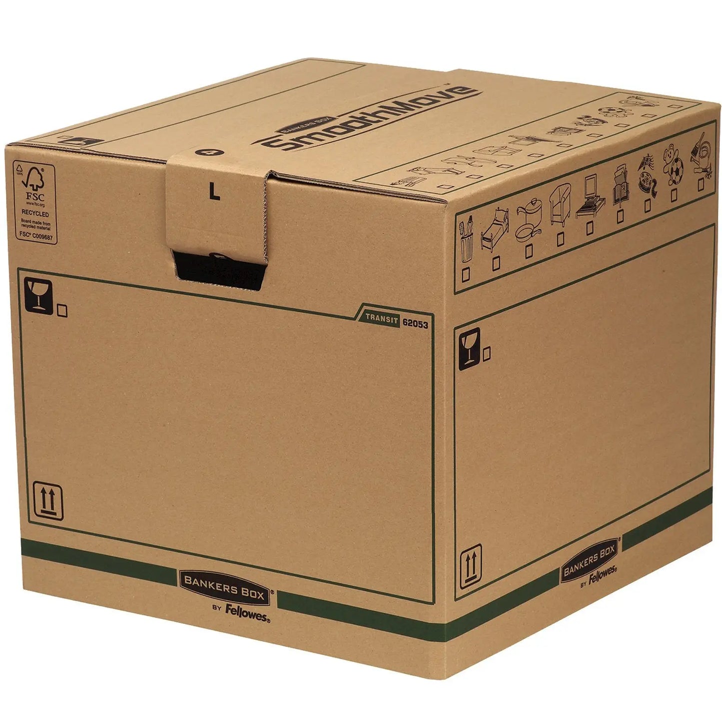 FELLOWES Umzugskarton SmoothMove 6205301 412x480x470mm Idealshop