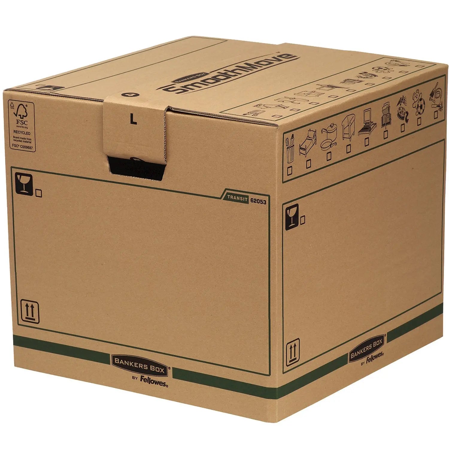 FELLOWES Umzugskarton SmoothMove 6205301 412x480x470mm Idealshop