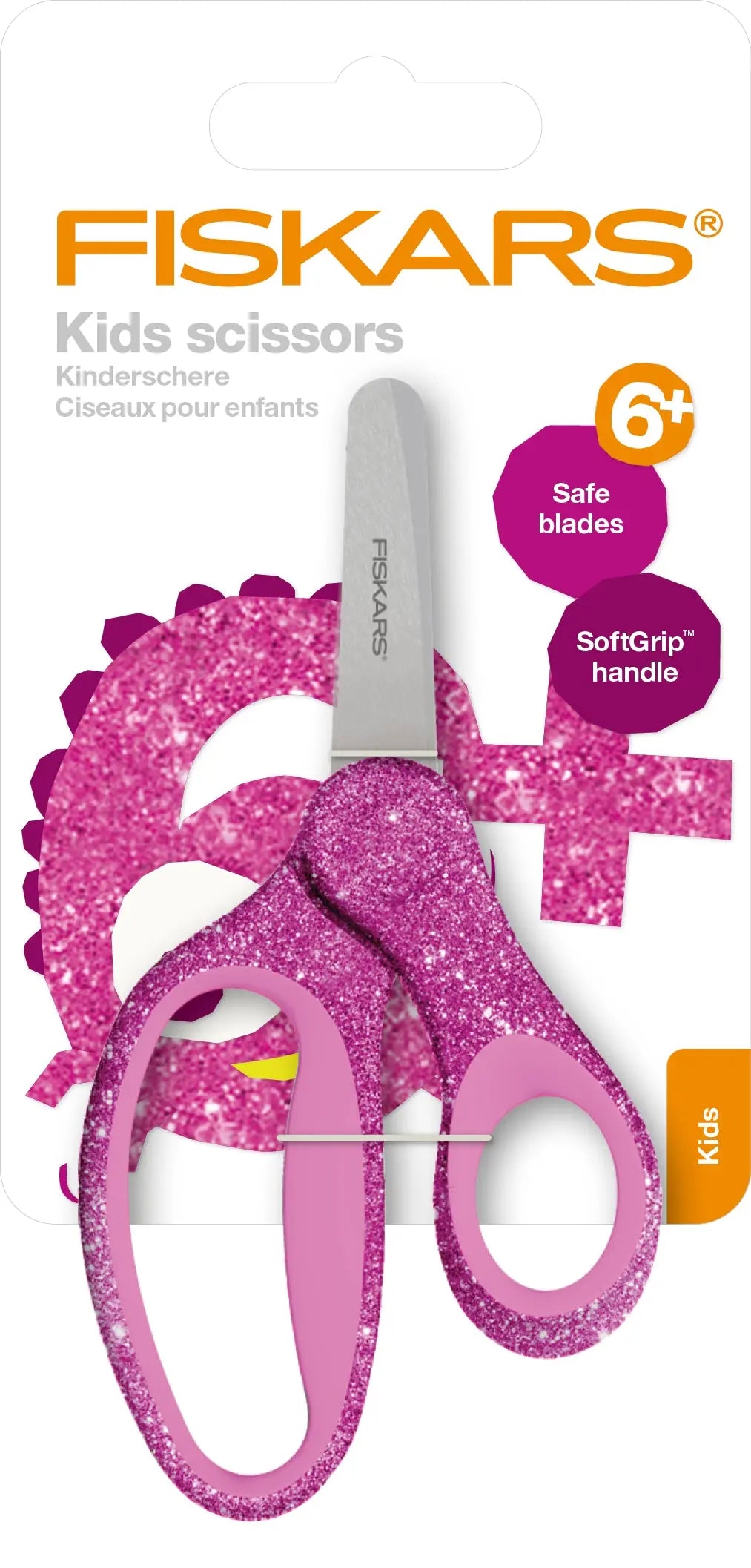 FISKARS Kinderschere 13cm 1064074 pink, Rechtshänder Idealshop