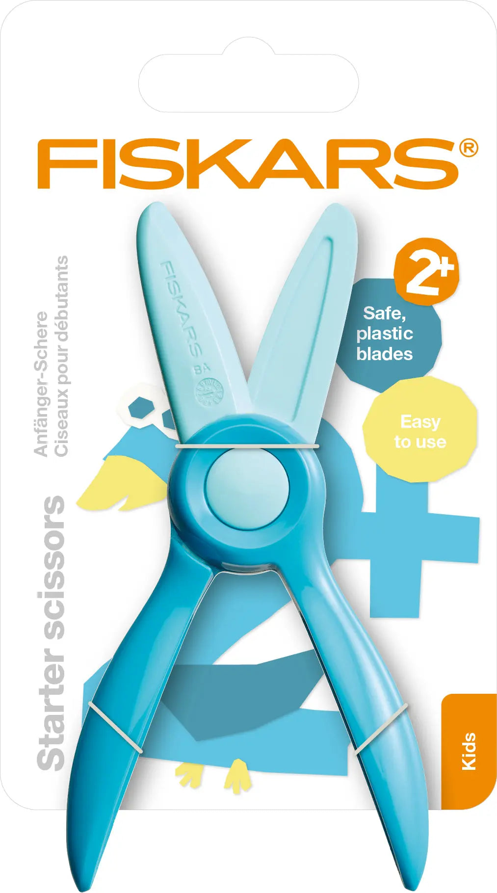 FISKARS Kinderschere 9.5cm 1064066 türkis, für Anfänger Idealshop