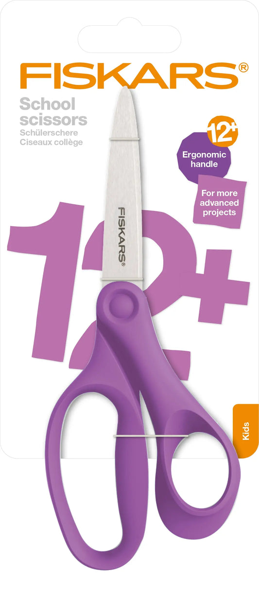 FISKARS Schulschere 18cm 1067857 violett, Rechtshänder Idealshop