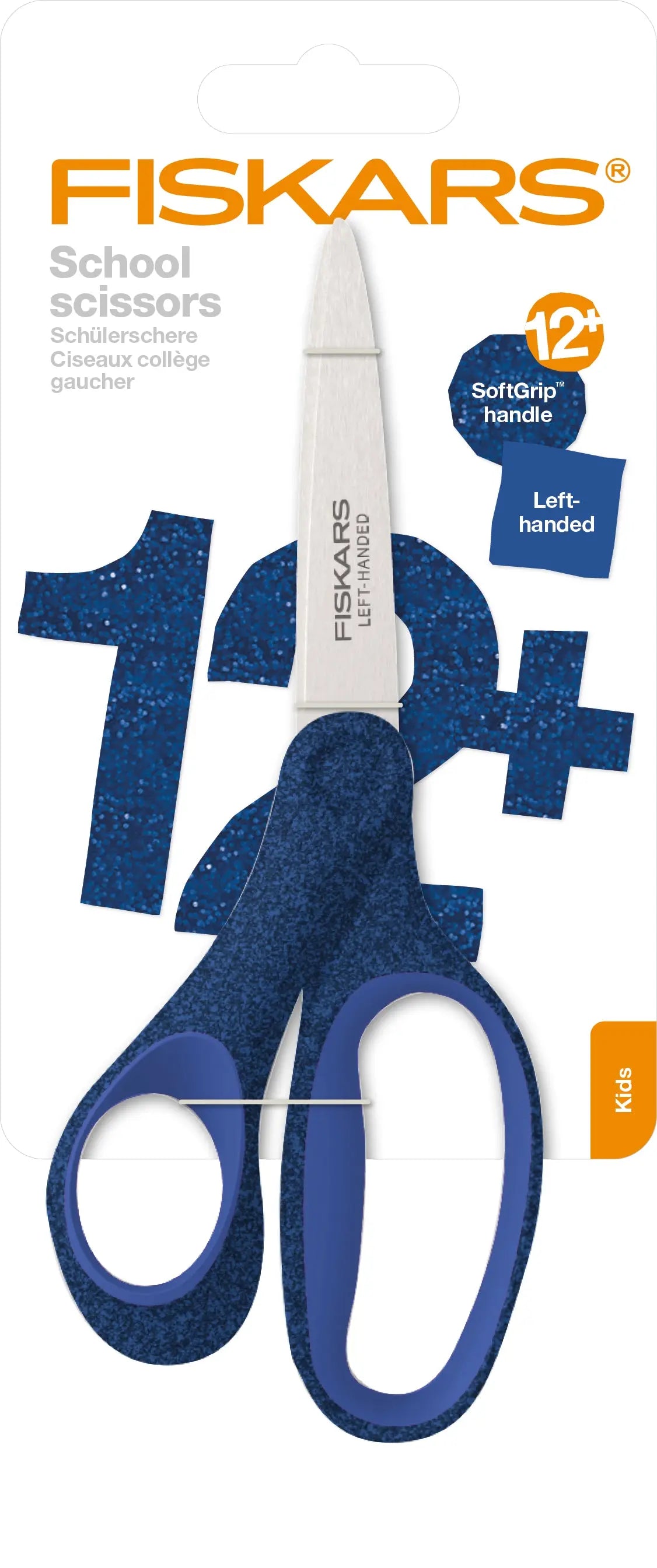 FISKARS Schulschere 18cm 1067862 blau, Linkshänder Idealshop