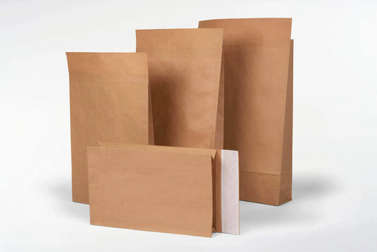 FLEXIPAK Faltenbeutel Kraftpapier SK 2FVMF000504 braun, 300x80x430mm 200 Stück Idealshop