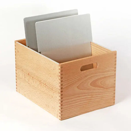 FLÜCK Karteikasten A4 A4HOCH/30 Buche 23.3x19.8x30cm Idealshop
