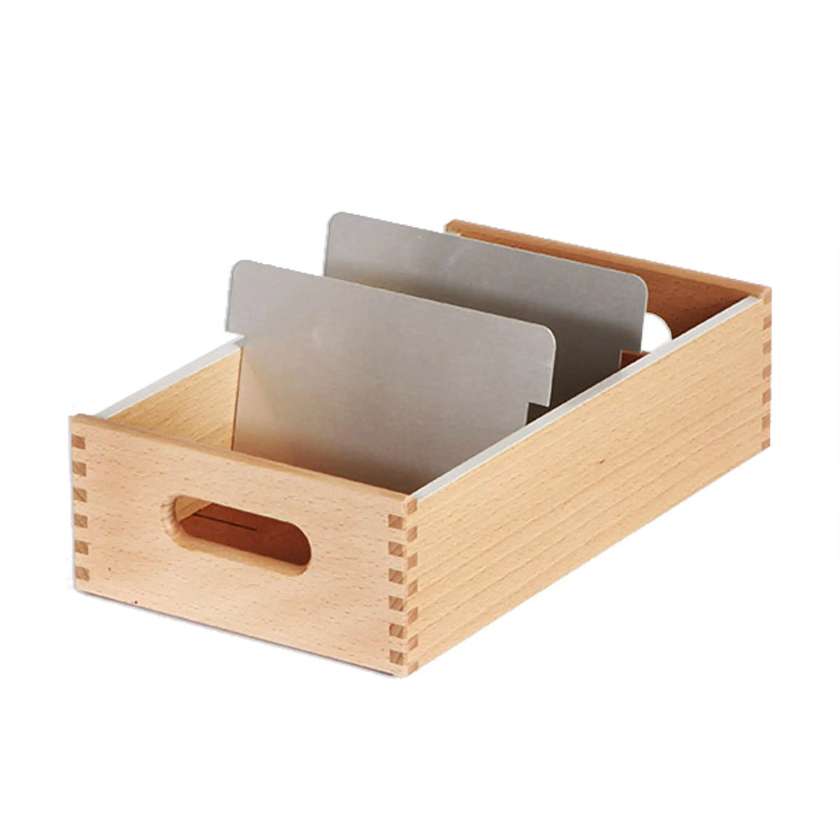 FLÜCK Karteikasten A6 A6QUER/40 Buche 17.1x7.6x40cm Idealshop