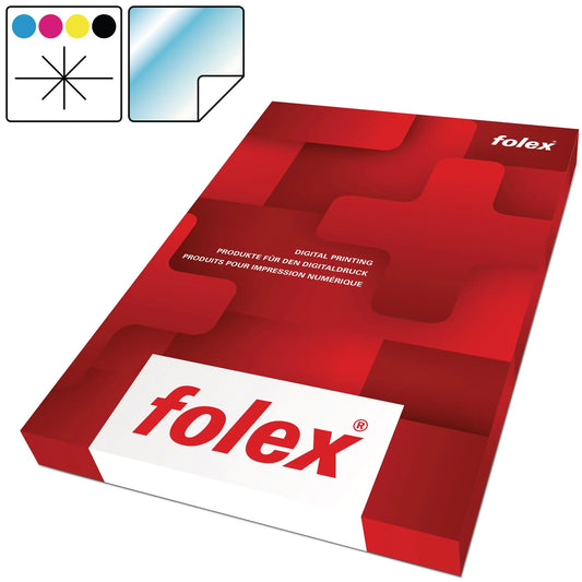 FOLEX Laserfolie CLP A4 2999W.050.44 selbstklebend 50 Folien Idealshop