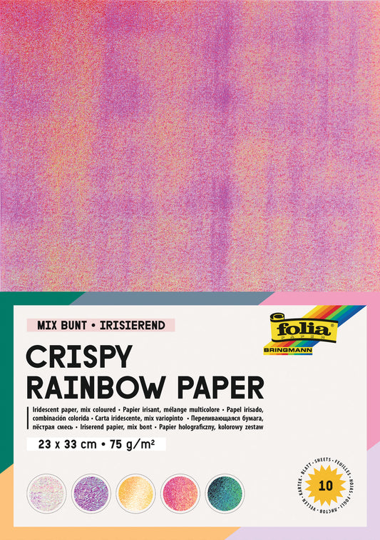 FOLIA     Regenbogenpapier   75g,23x33cm