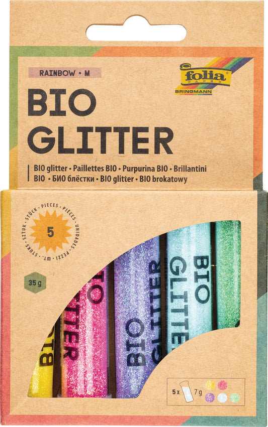 FOLIA BIO Glitzer Mix M 57812 Rainbow Idealshop