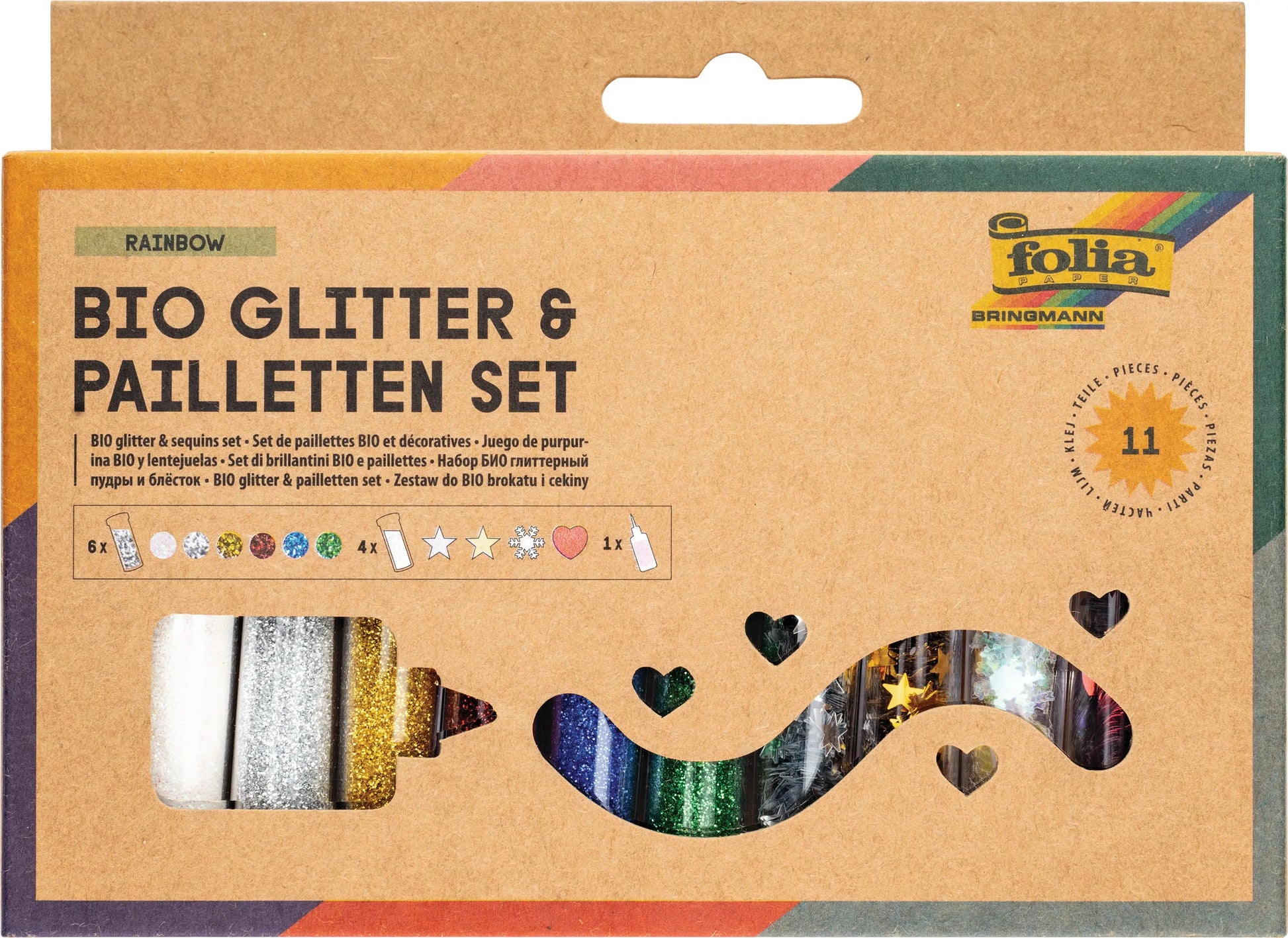 FOLIA BIO Glitzer-Set 5791 Idealshop