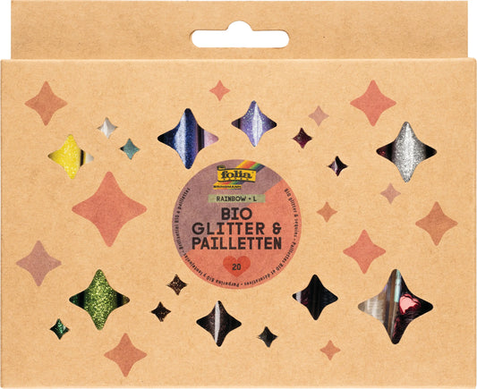 FOLIA     BIO Glitzer & Pailletten     L Idealshop