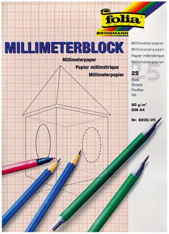 FOLIA Block A3 3.823025 weiss 80g 25 Blatt Idealshop