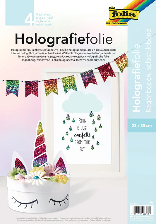 FOLIA     Holographische Folie   23x33cm Idealshop