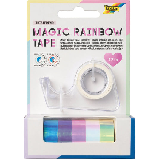 FOLIA Magic Rainbow Tape 12mmx2m 309 Irisierend 6 Stück Idealshop