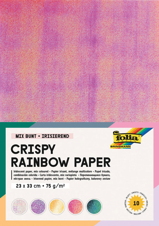 FOLIA     Regenbogenpapier   75g,23x33cm Idealshop