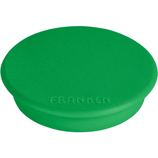 FRANKEN Haftmagnete 24mm HM20 02 grün 10 Stück Idealshop