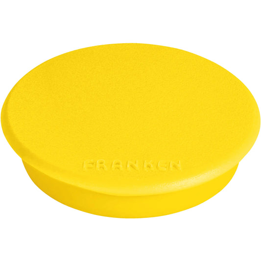 FRANKEN Haftmagnete 24mm HM20 04 gelb 10 Stück Idealshop