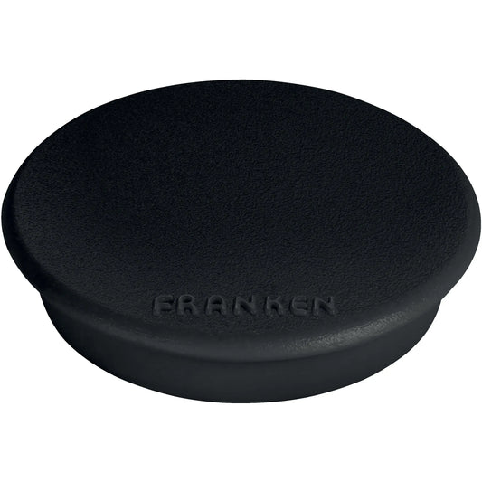 FRANKEN Haftmagnete 24mm HM20 10 schwarz 10 Stück Idealshop