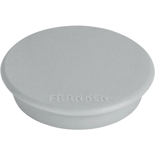 FRANKEN Haftmagnete 24mm HM20 12 grau 10 Stück Idealshop