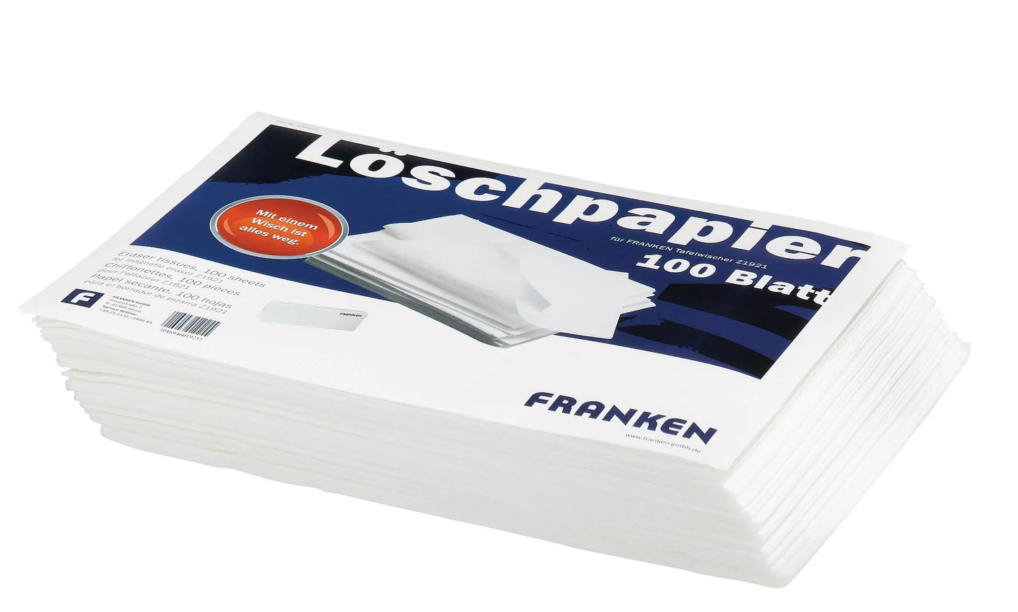 FRANKEN Löschpapier Z1925 Tafelwischer Z1921 100 B. Idealshop