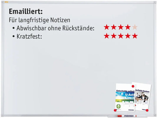 FRANKEN Whiteboard 90x120cm SC3203 X-tra!Line emailliert Idealshop