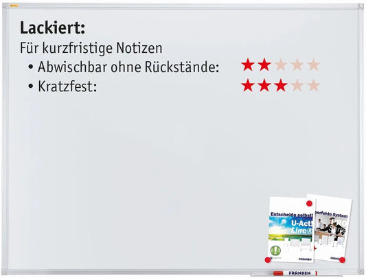 FRANKEN Whiteboard 90x180cm SC3107 X-tra!Line lackiert Idealshop