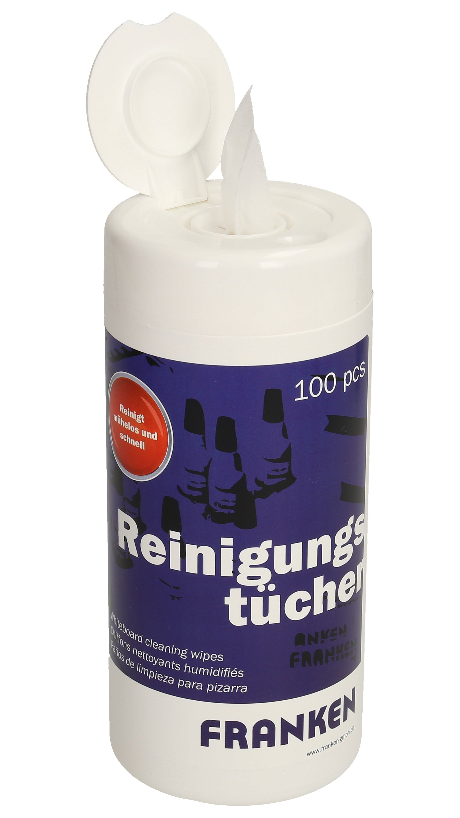 FRANKEN Reinigungstücher Z1920 Whiteboard 100 Stück Idealshop