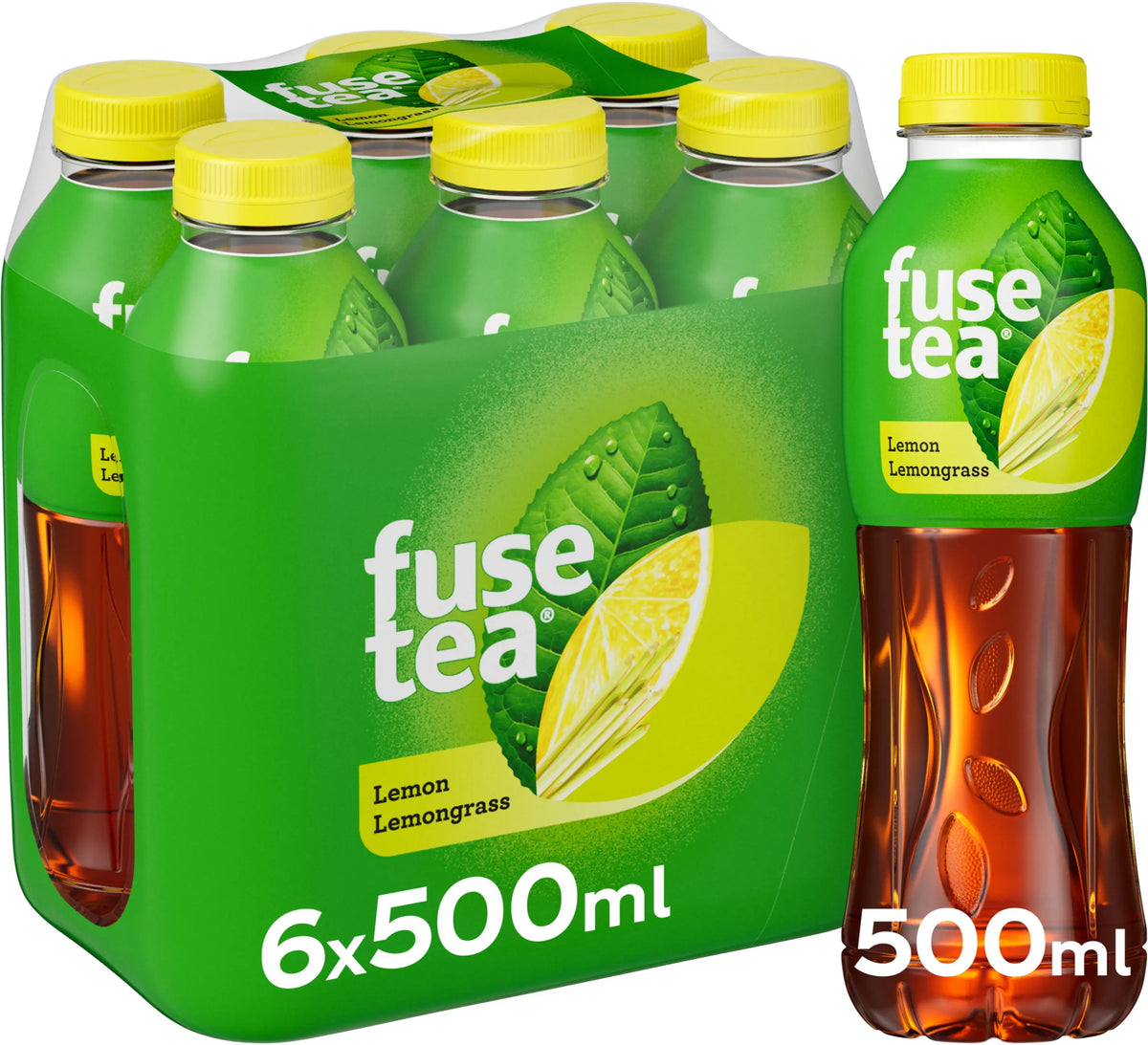 FUSE TEA Lemon Lemongrass 1749401 50cl, 6 Stk. Idealshop