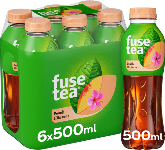 FUSE TEA Peach Hibiskus 1749501 50cl, 6 Stk. Idealshop