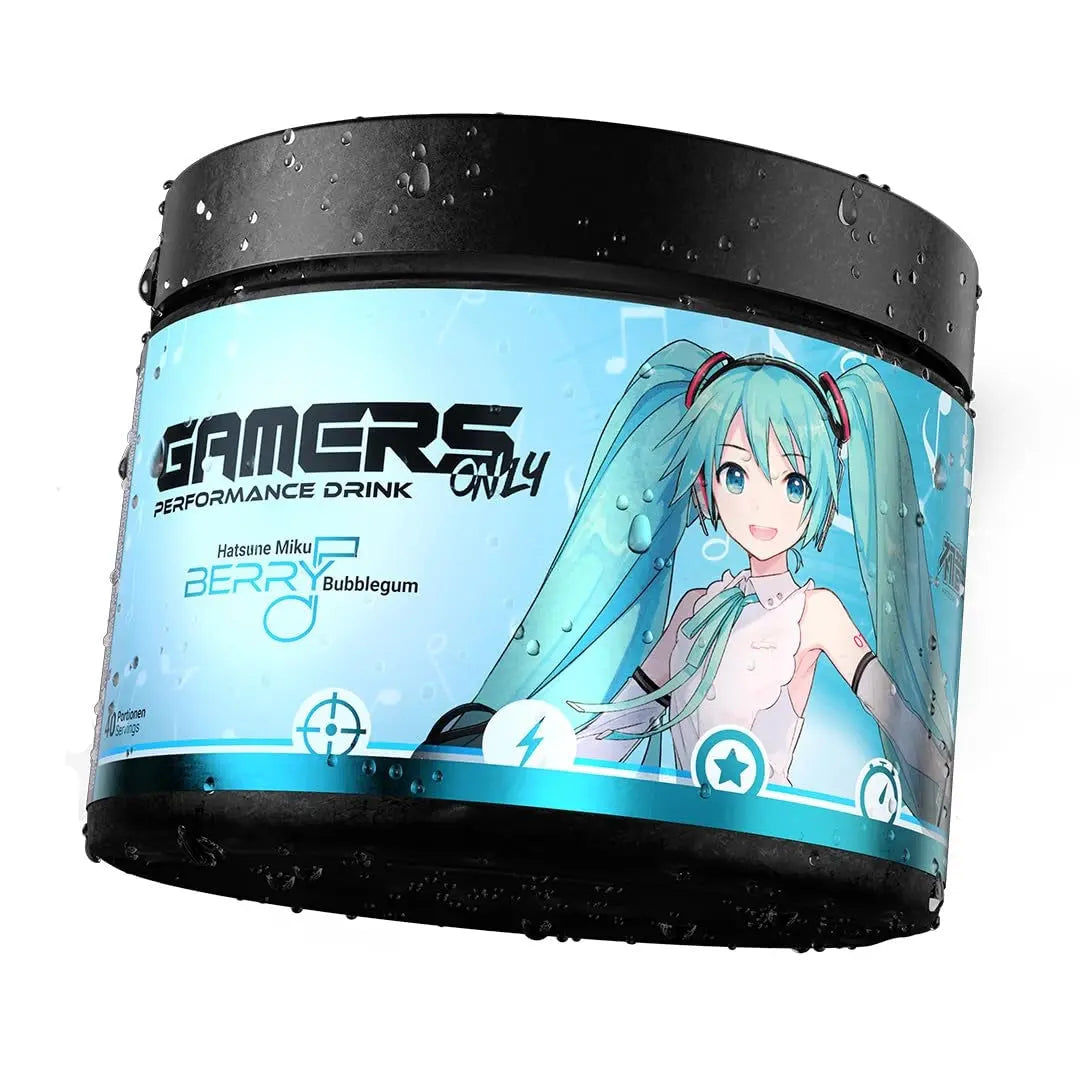 GAMERSONLY Energy Drink Powder 40 Port. GO01DL0322 Hatsune Miku Berry Bubblegum Idealshop