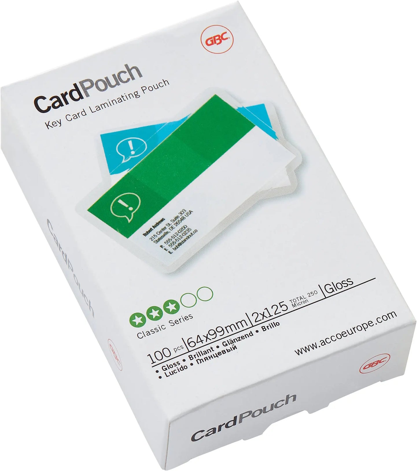 GBC       Laminiertasche         64×99mm Idealshop