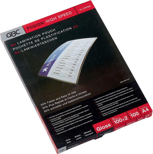 GBC Laminiertasche A4 3747525 glanz, 100my 100 Stk Idealshop