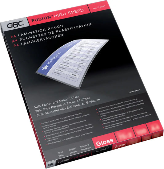 GBC Laminiertasche A4 IB049033 glanz, 80my 100 Stk Idealshop