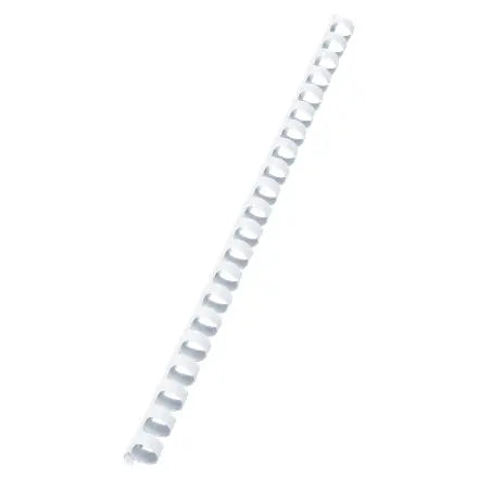 GBC Plastikbinderücken 12mm A4 4028197 weiss, 21 Ringe 100 Stück Idealshop