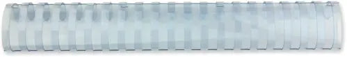 GBC Plastikbinderücken 32mm A4 4028204 weiss, 21 Ringe 50 Stück Idealshop