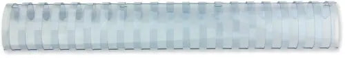 GBC Plastikbinderücken 38mm A4 4028205 weiss, 21 Ringe 50 Stück Idealshop