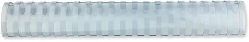 GBC Plastikbinderücken 45mm A4 4028206 weiss, 21 Ringe 50 Stück Idealshop