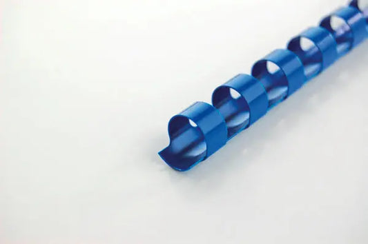 GBC Plastikbindrücken 10mm A4 4028235 blau, 21 Ringe 100 Stück Idealshop