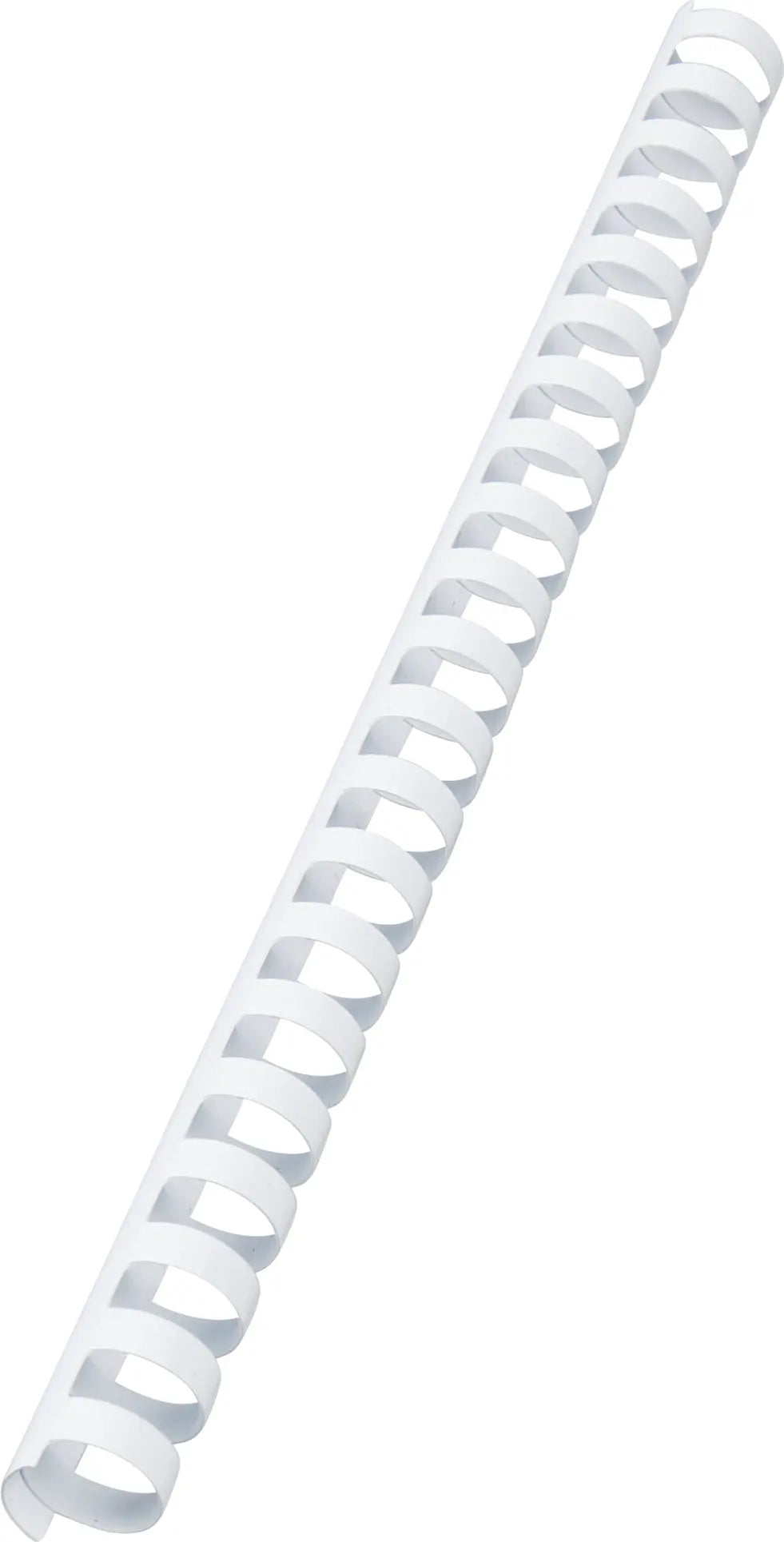 GBC Plastikbindrücken 19mm A4 4028611 weiss, 21 Ringe 100 Stück Idealshop